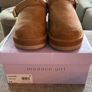 Madden Girl Brown Loafers, brand new
